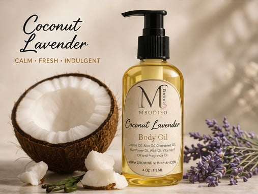 Coconut Lavender Body Oil
